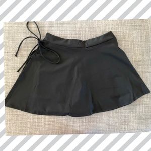 Girls Side Slit Mini Skirt